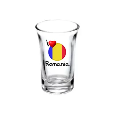 I love romania, set 6 pahare shout, model 28bs